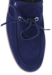 Svevo Parma Blue Suede Lace Loafers - (6S) - Parent