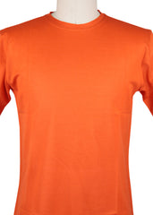 Svevo Parma Orange Solid Crewneck Piqué T-Shirt - (RN) - Parent