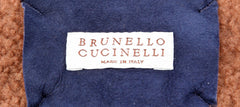 Brunello Cucinelli Blue Leather Solid Jacket - (BC0108224) - Parent