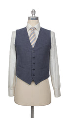 Fiori Di Lusso Blue Wool Blend Melange Suit - (BN322211) - Parent