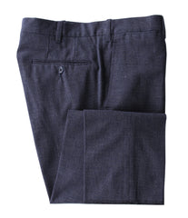 Fiori Di Lusso Blue Wool Blend Melange Suit - (BN322211) - Parent
