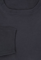 Kiton Dark Gray Wool Crewneck Sweater - (SV10122217) - Parent
