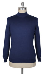 Svevo Parma Navy Blue Mock Turtleneck Sweater - XL/54 - (SV10192214)