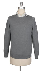 Svevo Parma Gray Cashmere Blend Crewneck Sweater - XS/46 - (SV1019228)