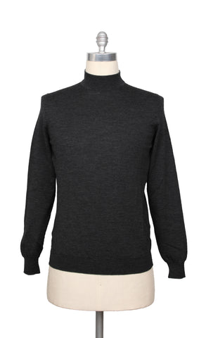 Svevo Parma Dark Gray Mock Turtleneck Sweater