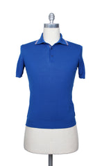 Svevo Parma Blue Solid Cotton Polo - Small/48 - (SV326225)