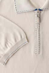 Svevo Parma Beige Solid Cotton Polo - (SV392224) - Parent