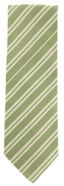 Tie Your Tie Green Stripes Tie - 3.25"