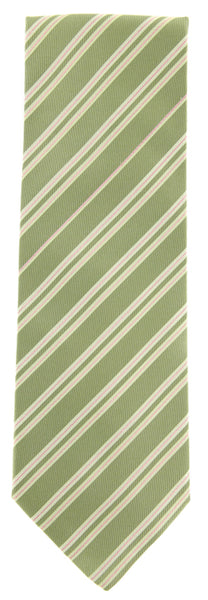 Tie Your Tie Green Stripes Tie - 3.25"