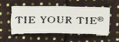 Tie Your Tie Brown Polka Dots Tie - 3.25"