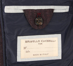Brunello Cucinelli Dark Brown Plaid Vest - (BC911175) - Parent