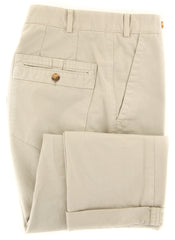 Brunello Cucinelli Beige Solid Pants - Slim - (BC2252M47PC1535) - Parent