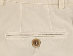Brunello Cucinelli Beige Solid Pants - Slim - (BCR0050M79WC161) - Parent