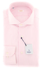 Barba Napoli Pink Striped Shirt - Extra Slim - 17/43 - (BN905UU13T)