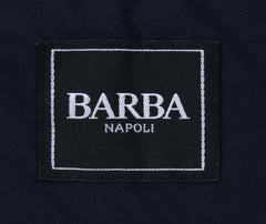 Barba Napoli Navy Blue Polyester Solid Jacket - (AUC39I425837) - Parent