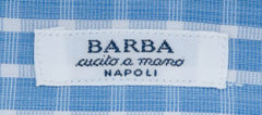 Barba Napoli Blue Plaid Shirt - Slim - 15/38 - (D2U10TSP1321)
