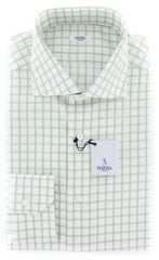 Barba Napoli Green Plaid Shirt - Slim - 15/38 - (D2U13T205405)