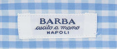 Barba Napoli Blue Check Shirt - Slim - (BN8504WU10T) - Parent