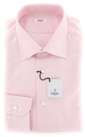 Barba Napoli Pink Shirt - 16 US / 41 EU