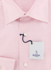 Barba Napoli Pink Shirt - Slim - Size 16 (US) / 41 (EU) - (D2U10T251507)