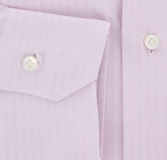 Barba Napoli Pink Striped Shirt - Slim - 15/38 - (D2U13T302620)