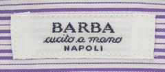 Barba Napoli Purple Striped Shirt - Slim - 15/38 - (D2U10T341906)