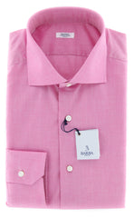 Barba Napoli Pink Solid Shirt - Slim - 14.5/37 - (D2U13TB66)