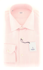 Barba Napoli Pink Fancy Cotton Shirt - Full - 17/43 - (UY)