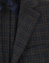 Barba Napoli Dark Blue Wool Plaid Sportcoat - (BNGULELLO73281121) - Parent