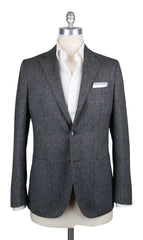 Barba Napoli Gray Virgin Wool Solid Sportcoat - 46/56 - (BN104144B15)