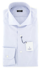 Barba Napoli Light Blue Check Shirt - Extra Slim - 17/43 (I1PZ3338U13R)