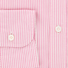 Barba Napoli Pink Striped Shirt - Extra Slim - 17/43 - (LFU13R424204)