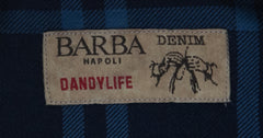 Barba Napoli Blue Plaid Shirt - Extra Slim - (BN60092703) - Parent