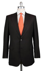 Brioni Brown Super 180's Solid Suit - (SENATO217491403L) - Parent