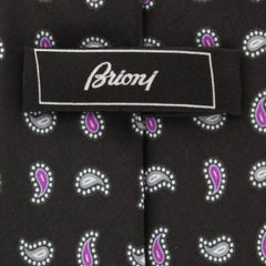 Brioni Dark Brown Paisley Tie - 3" x 58" - (BRTIEX1)
