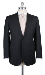 Cesare Attolini Charcoal Gray Super 130's Suit - 44/54 - (CA817171)