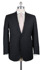 Cesare Attolini Charcoal Gray Super 130's Suit - (CA817171) - Parent