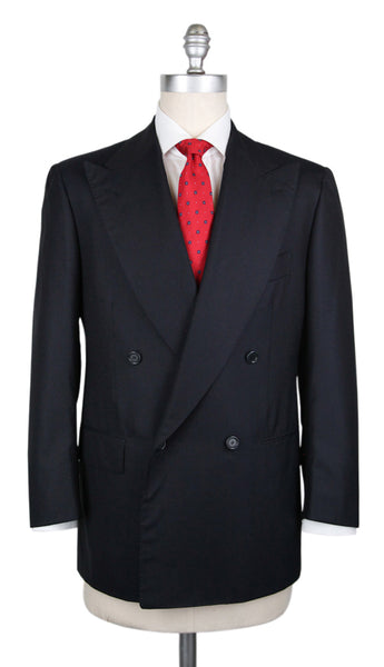 Cesare Attolini Midnight Navy Super 150's Suit - (CA89177) - Parent