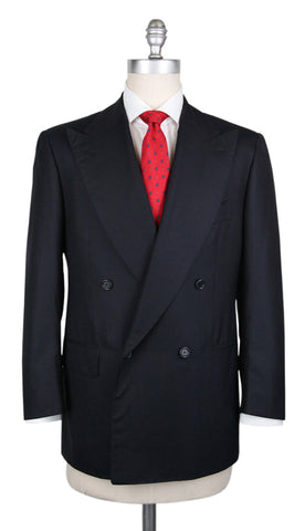 Cesare Attolini Midnight Navy Blue Suit