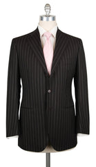 Cesare Attolini Dark Brown Striped Suit - 40/50 - (CA811173)
