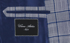 Cesare Attolini Light Gray Plaid Sportcoat - (CAM321126217) - Parent