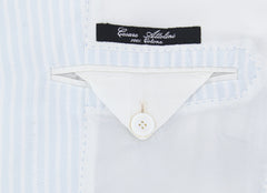 Cesare Attolini Light Blue Striped Sportcoat - (CA3752217) - Parent