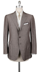 Cesare Attolini Brown Wool Blend Melange Sportcoat - 38/48 - (201)