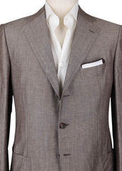 Cesare Attolini Brown Wool Blend Melange Sportcoat - (201) - Parent