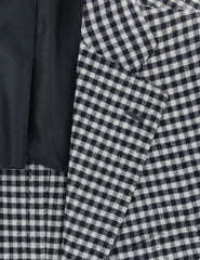 Cesare Attolini Black Wool 170s Blend Check Sportcoat - (202) - Parent