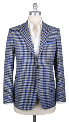 Cesare Attolini Blue Shephard's Check Sportcoat - 40/50 - (CA1020171)