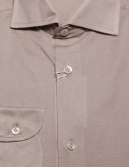 Cesare Attolini Light Brown Cotton Shirt - Slim - (CA1130225) - Parent