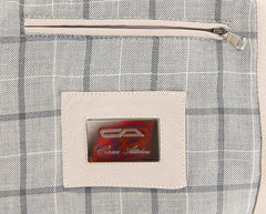 Cesare Attolini Cream Leather Solid Jacket - (CA115512411) - Parent