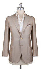 Cesare Attolini Caramel Brown Silk Sportcoat - 38/48 - (CA35903117)
