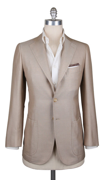 Cesare Attolini Caramel Brown Silk Sportcoat - (CA35903117) - Parent